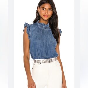 FRAME denim sleeveless top- Small